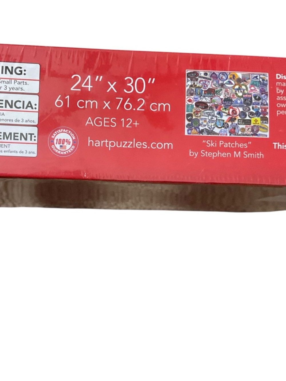 Hart Ski Patches 1000 Piece Puzzle Sealed 24x30 Ski - Picture 9 of 12
